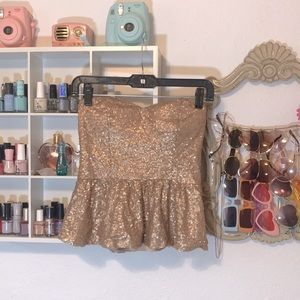 Sequin Gold Top